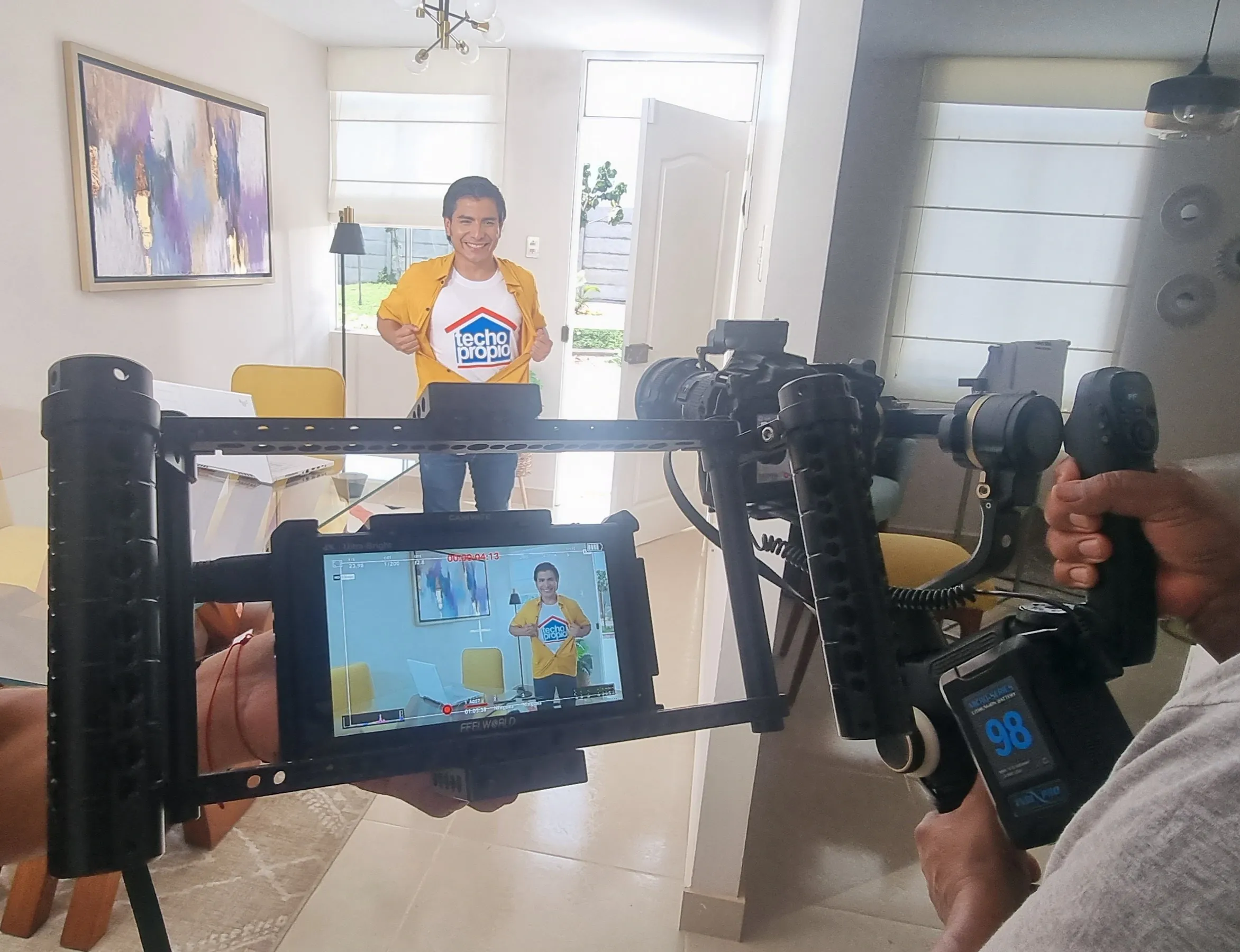 Rodaje de proyecto audiovisual en exteriores